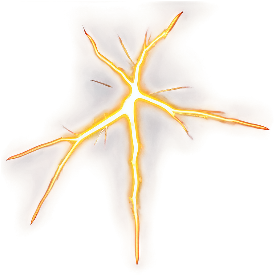 Yellow Lightning Beam Png 06132024 PNG