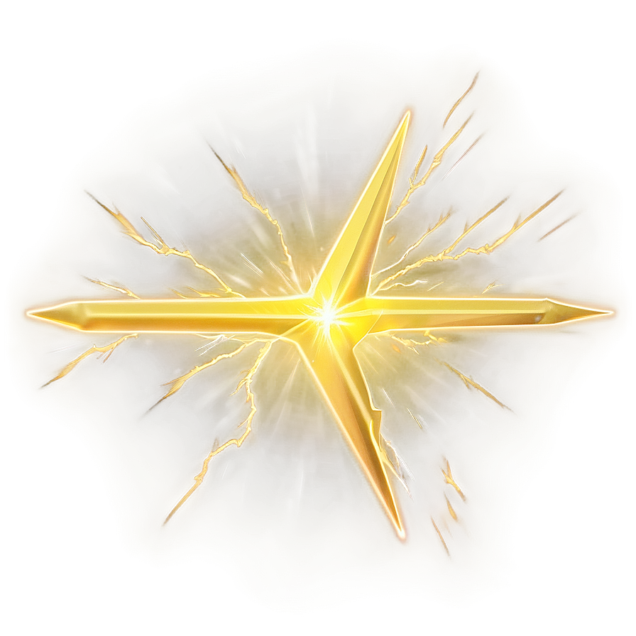 Yellow Lightning Charge Png 06132024 PNG