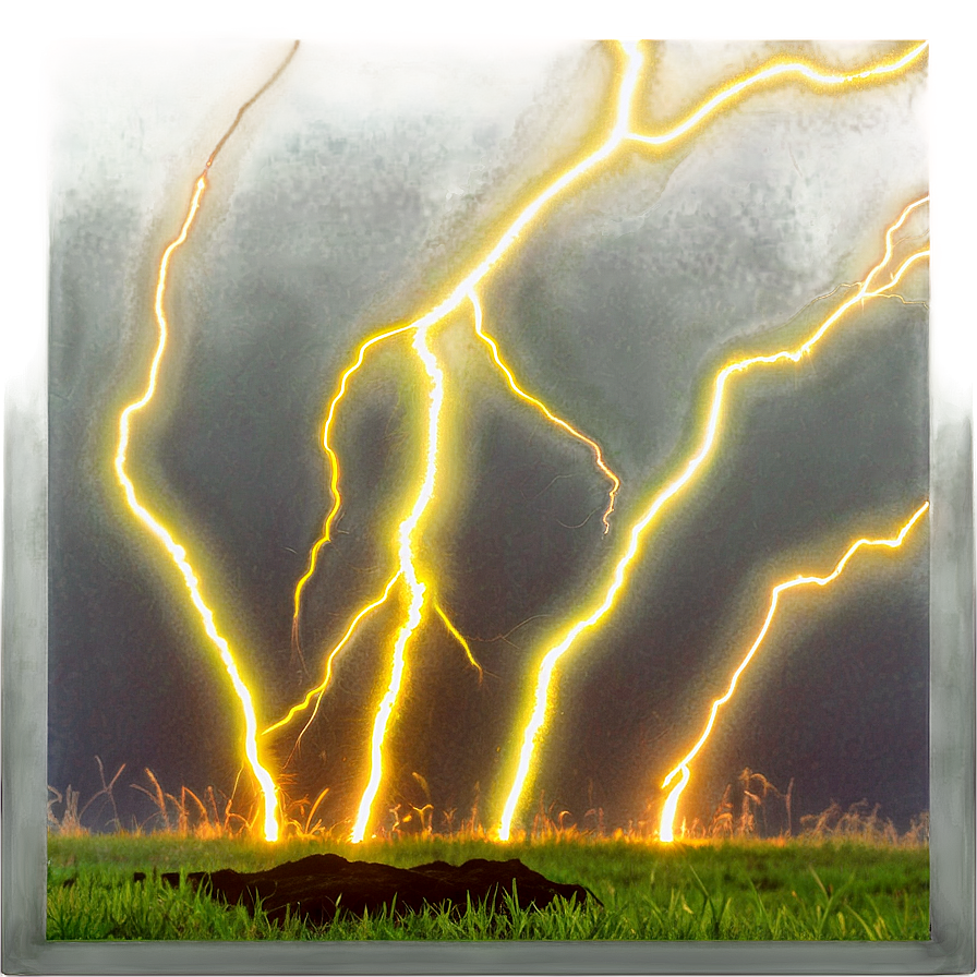 Yellow Lightning Field Png Ljv8 PNG