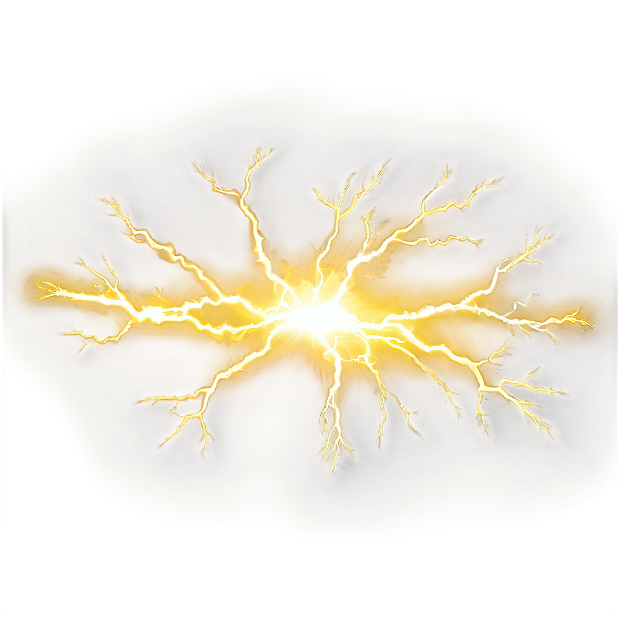 Yellow Lightning Flare Png Pke PNG