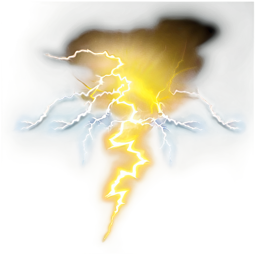 Yellow Lightning Path Png 1 PNG