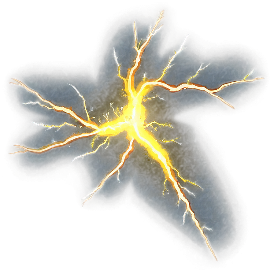 Yellow Lightning Power Png 10 PNG