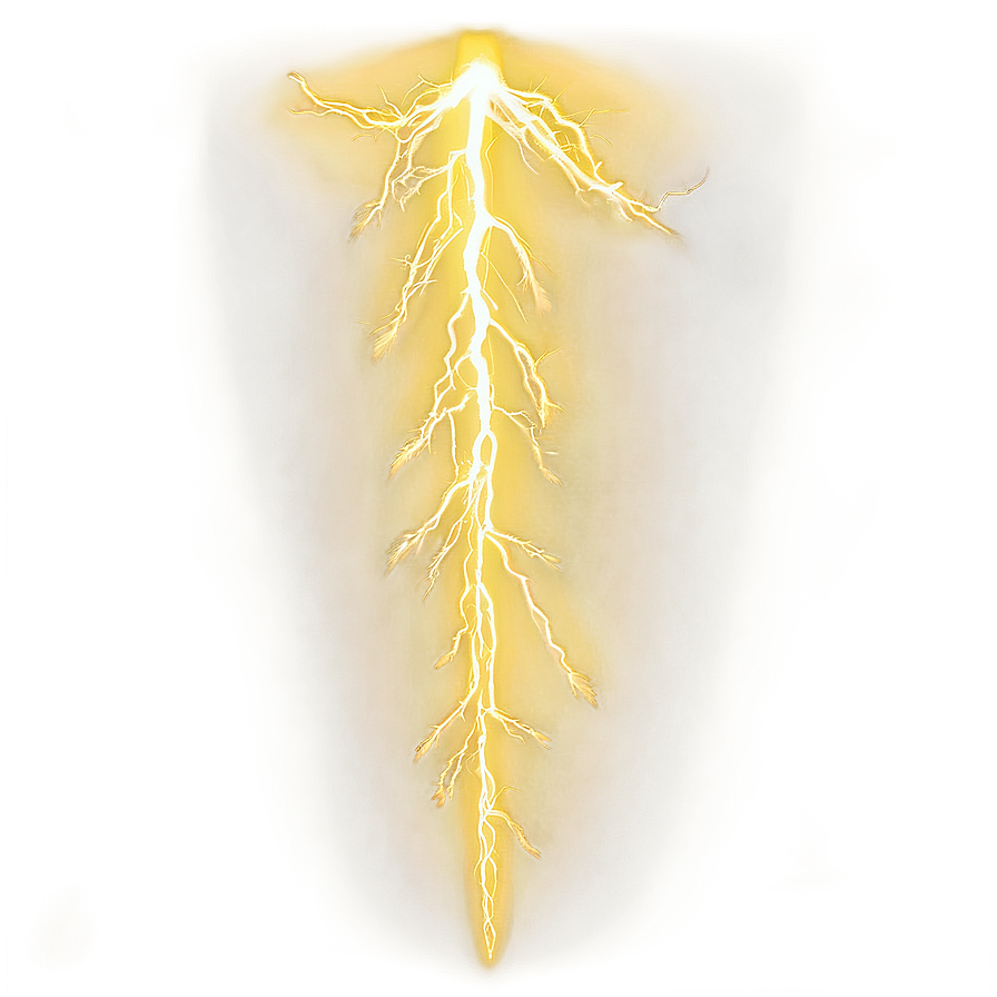 Yellow Lightning Ray Png 18 PNG