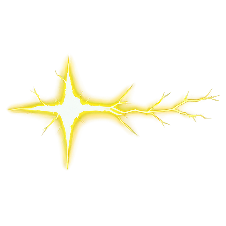 Yellow Lightning Ray Png Swh35 PNG