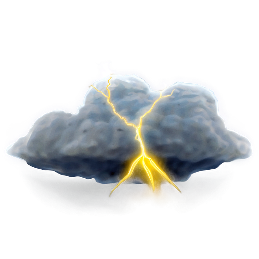 Yellow Lightning Storm Png 97 PNG