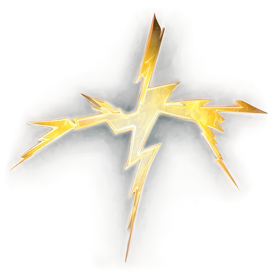 Yellow Lightning Strike Event Png 06132024 PNG