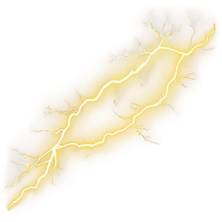 Yellow Lightning Trail Png 47 PNG