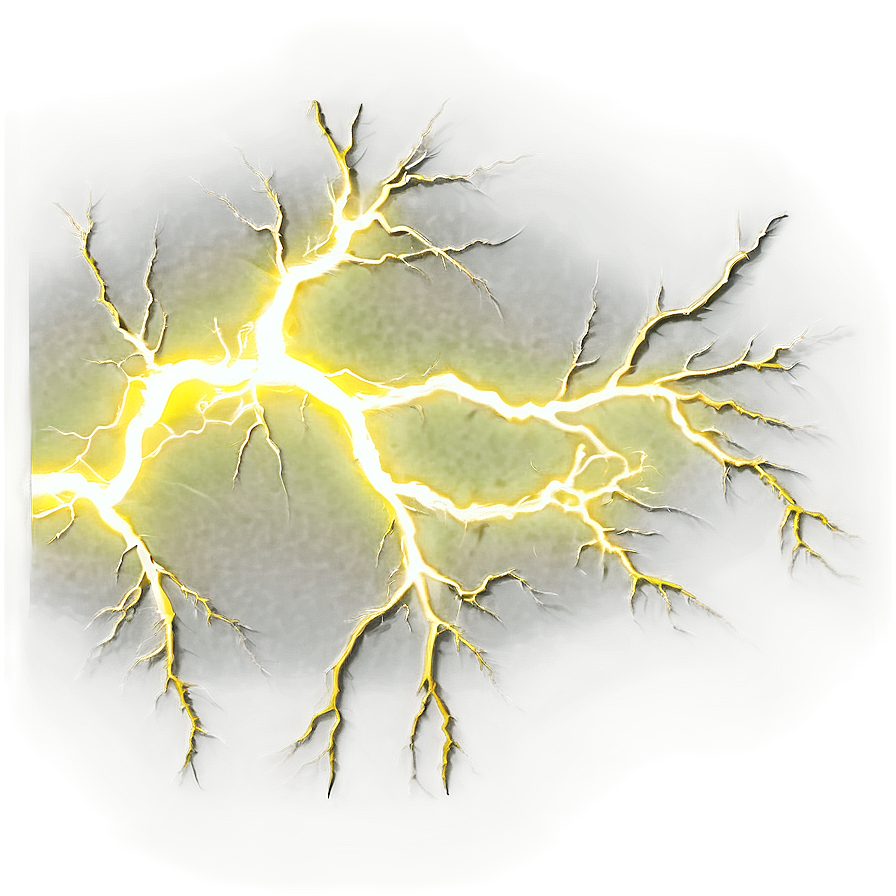 Yellow Lightning Vein Png 7 PNG