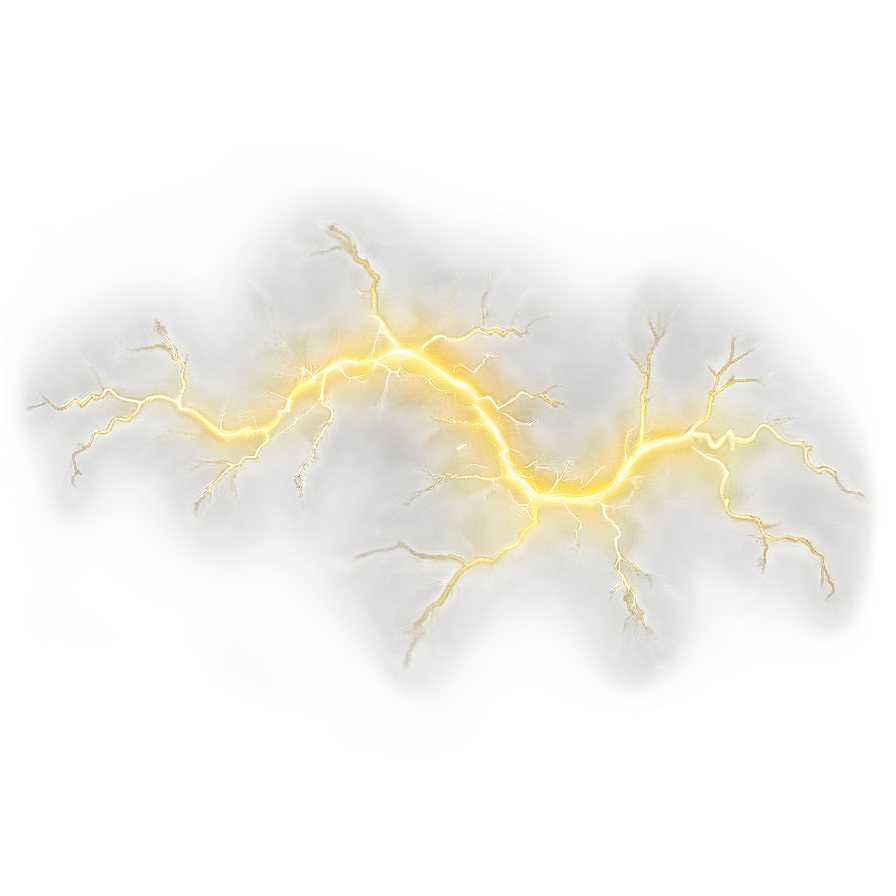 Yellow Lightning Wave Png 06132024 PNG