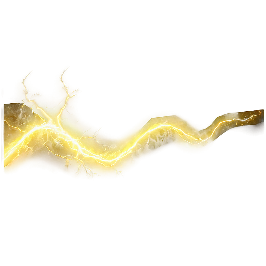 Yellow Lightning Wave Png 64 PNG