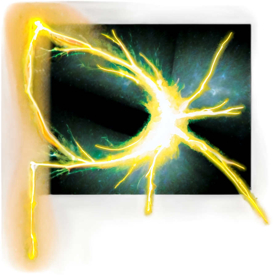 Yellow Lightning Whirl Png Xgf PNG