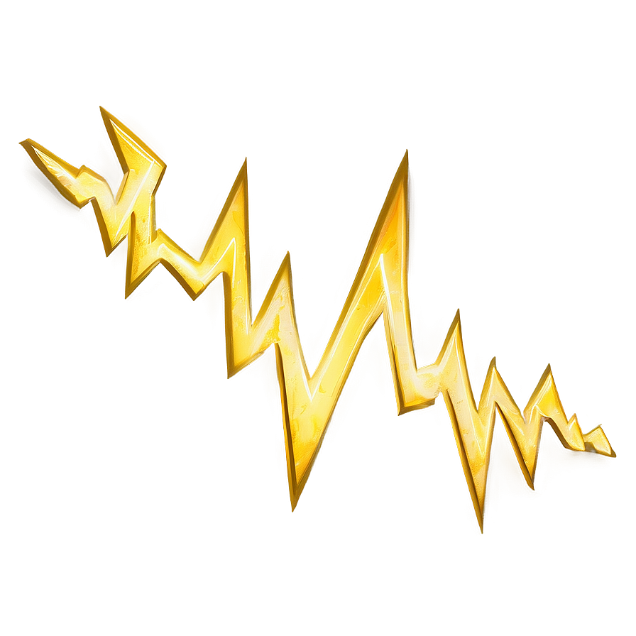 Yellow Lightning Zigzag Png Iaq PNG