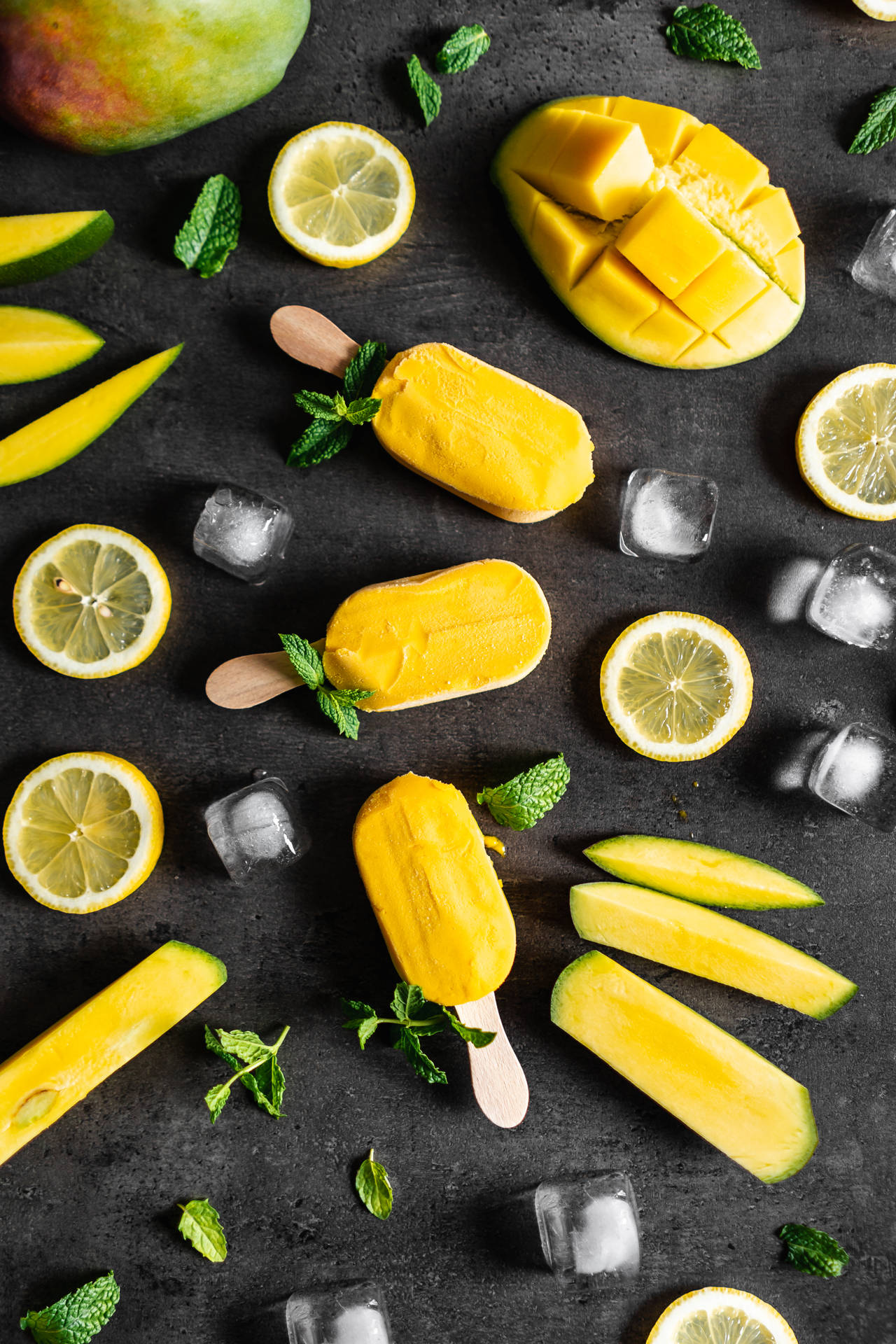 Yellow Mango Food Iphone Wallpaper