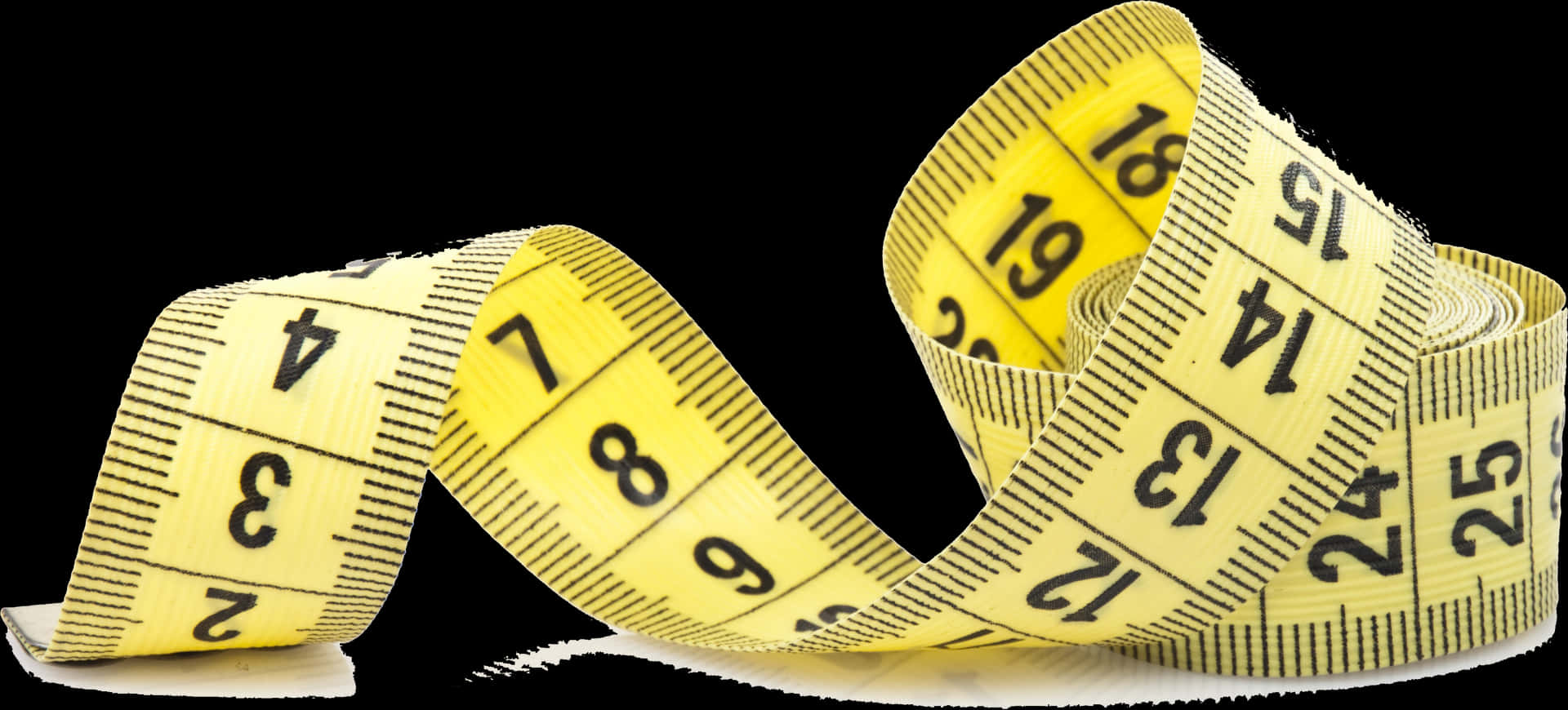 Yellow Measuring Tape PNG