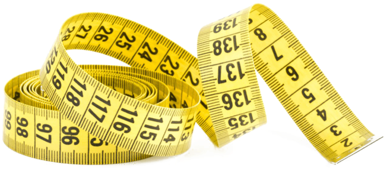 Yellow Measuring Tape Coiled PNG
