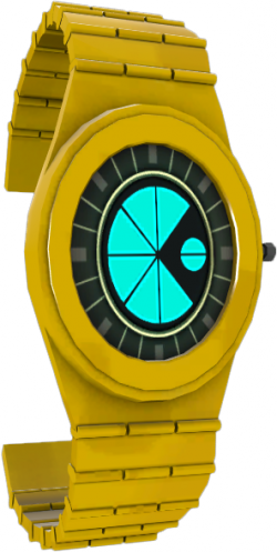 Yellow Modern Wristwatch PNG