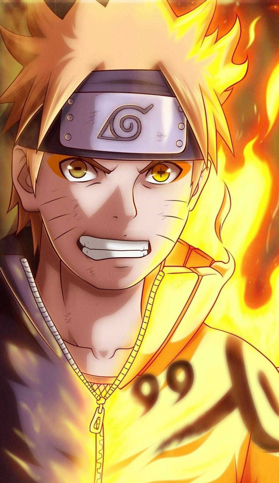Yellow Naruto, Ready for Action Wallpaper