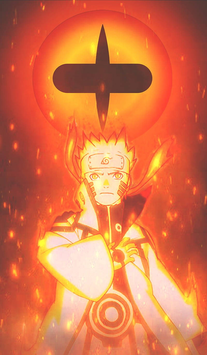 Flaming Yellow Naruto Wallpaper