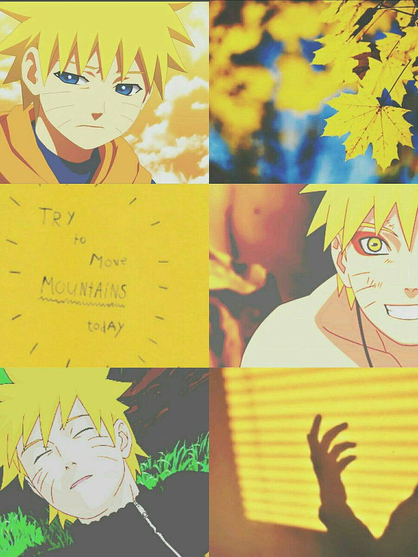 Yellow Naruto With Adorable Memories Wallpaper