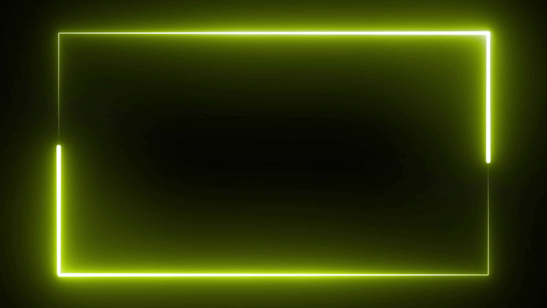Neon kvadratramme på sort baggrund Wallpaper