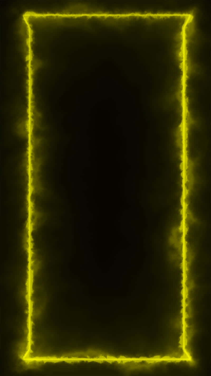 Illuminate your surroundings with this unique yellow neon light. Wallpaper