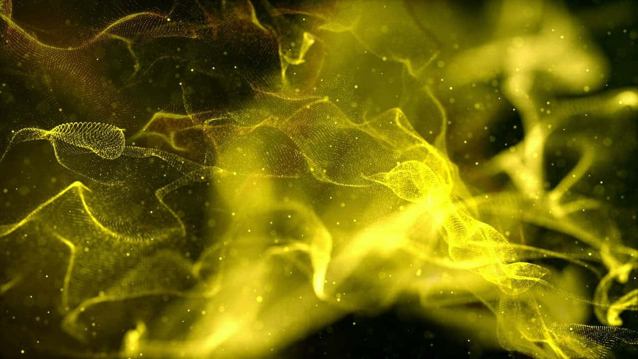 Yellow Smoke And Fire Animation Wallpaper