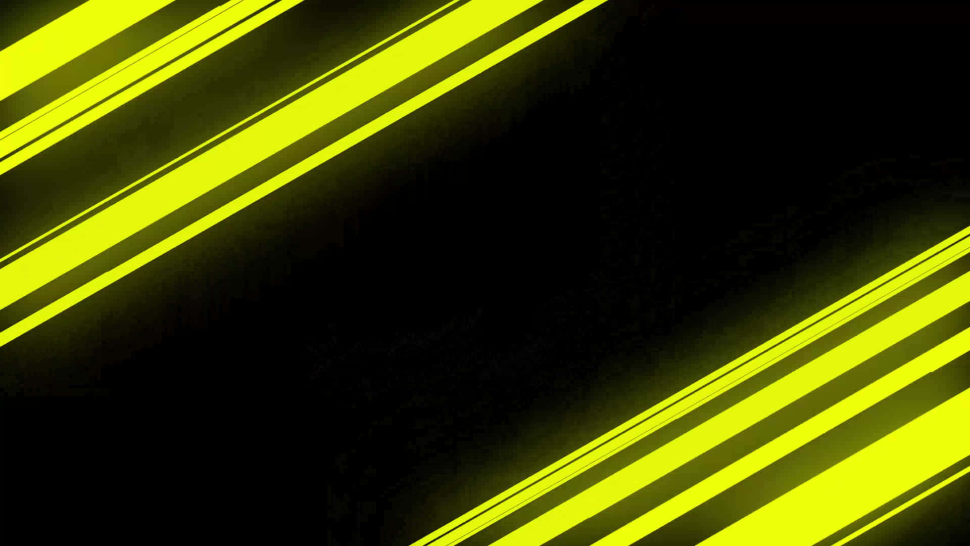Neon Yellow Stripes On A Black Background Wallpaper