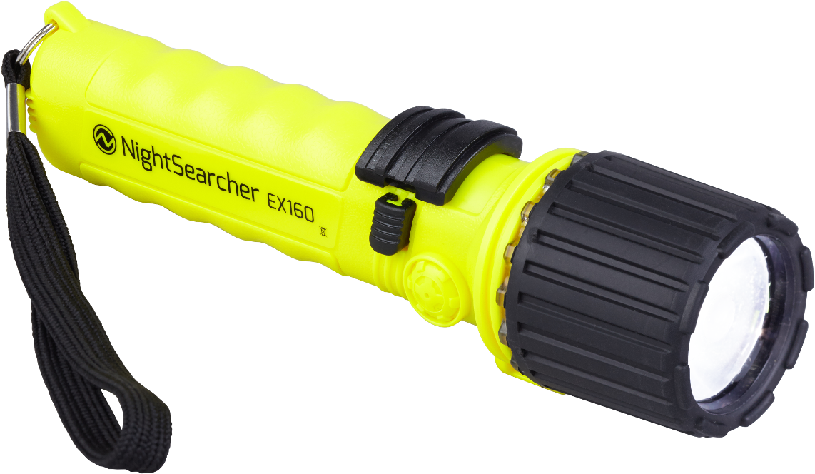 Yellow Nightsearcher E X160 Flashlight PNG