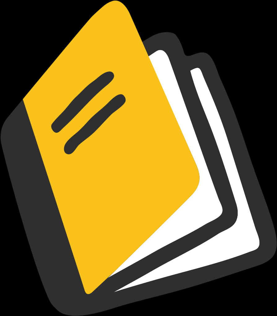 Yellow Notebook Icon PNG