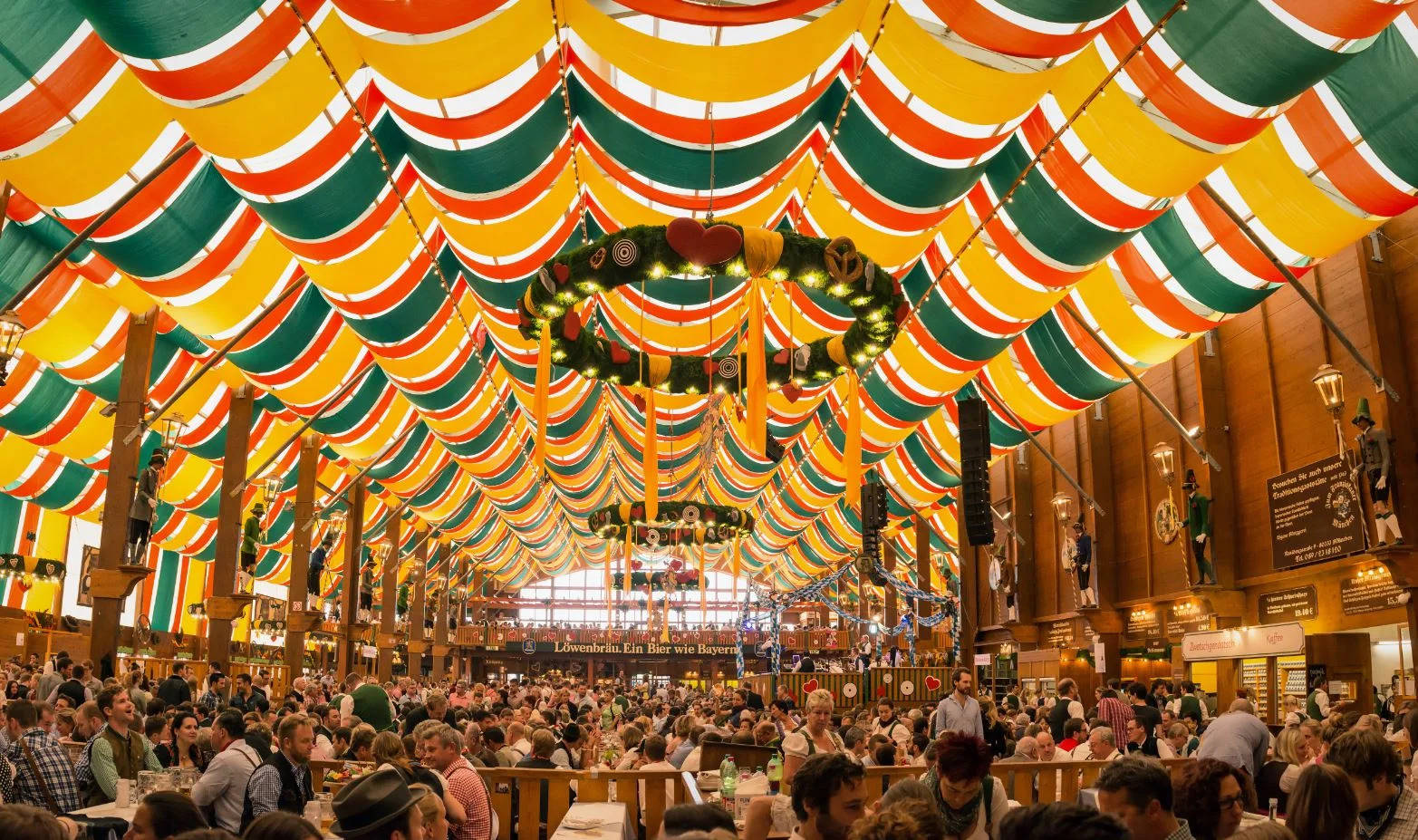 Yellow Oktoberfest Beer Tent