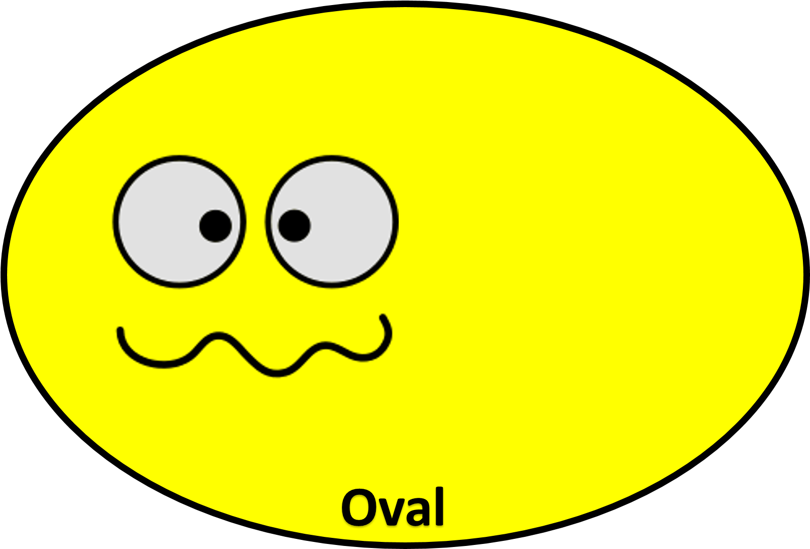 Download Yellow Oval Cartoon Face | Wallpapers.com