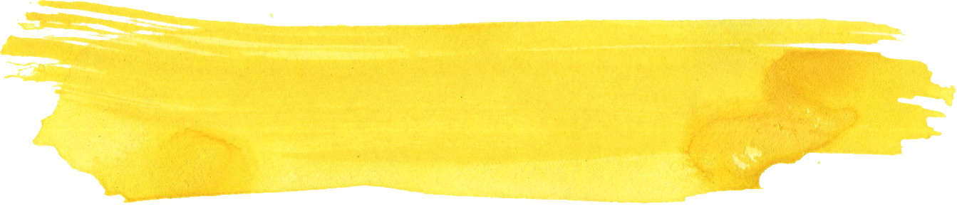 Yellow Paint Brush Stroke Vector PNG