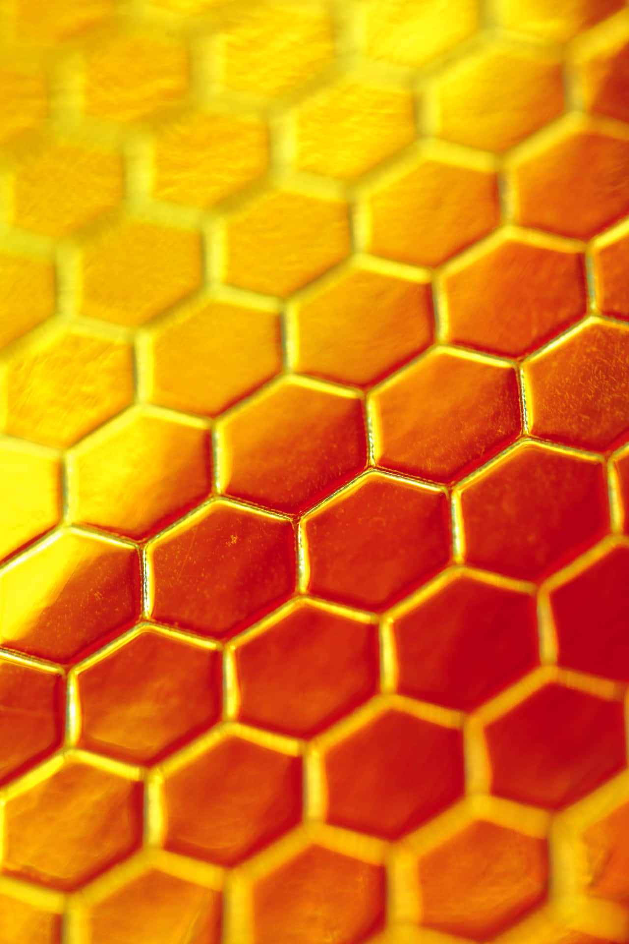 Bright Yellow Geometric Pattern Wallpaper Wallpaper