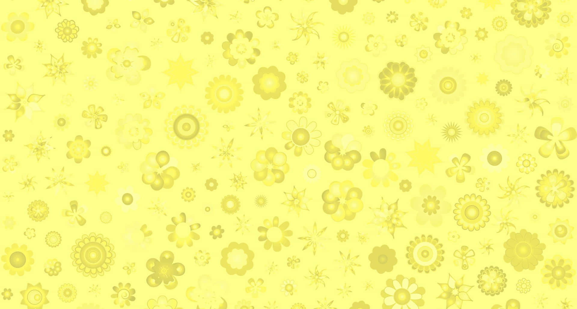 Vibrant Yellow Pattern Design Wallpaper