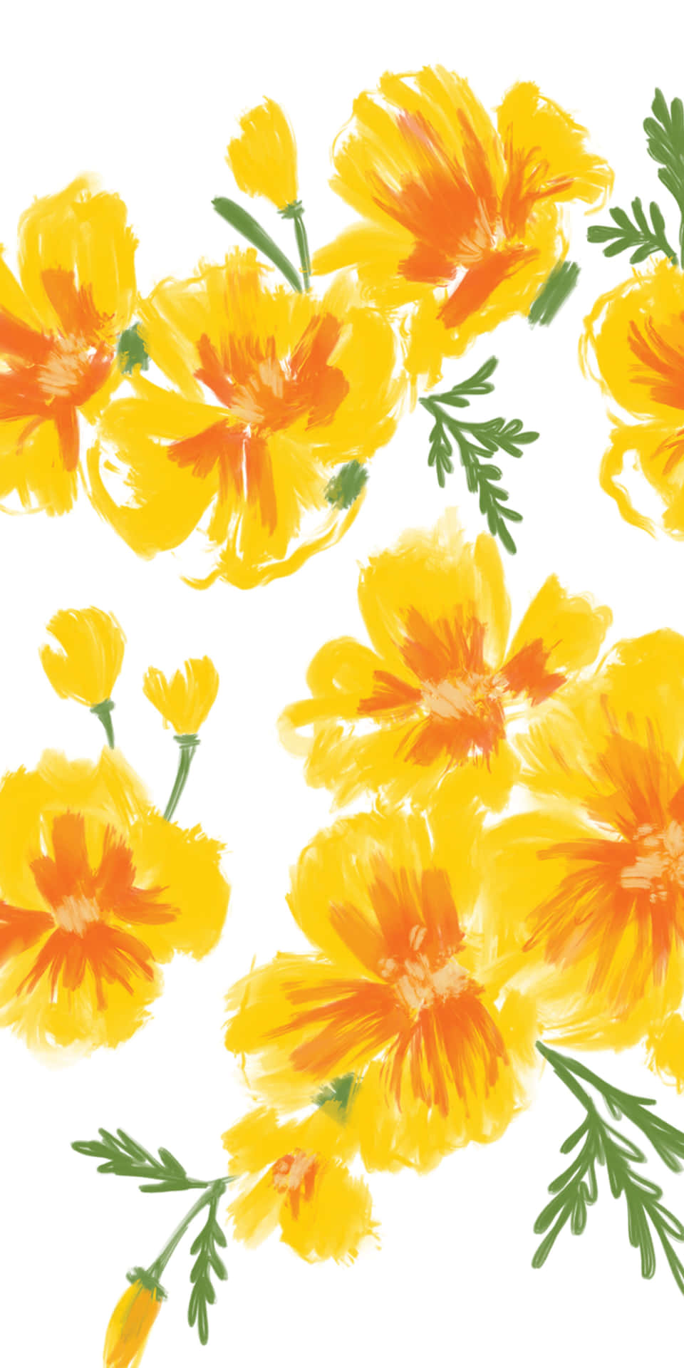 Captivating Yellow Pattern Wallpaper Wallpaper
