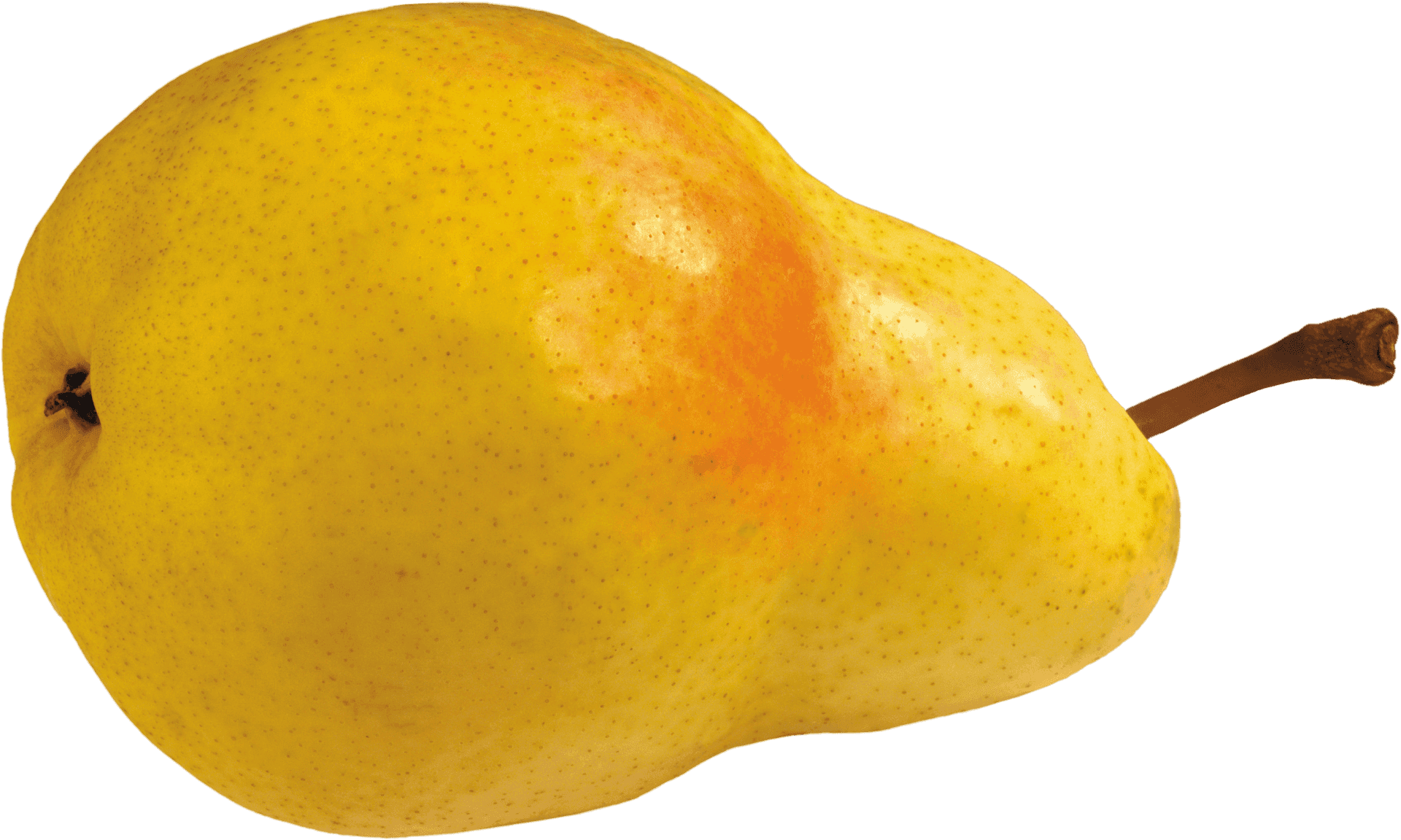 Yellow Pear Single Fruit PNG