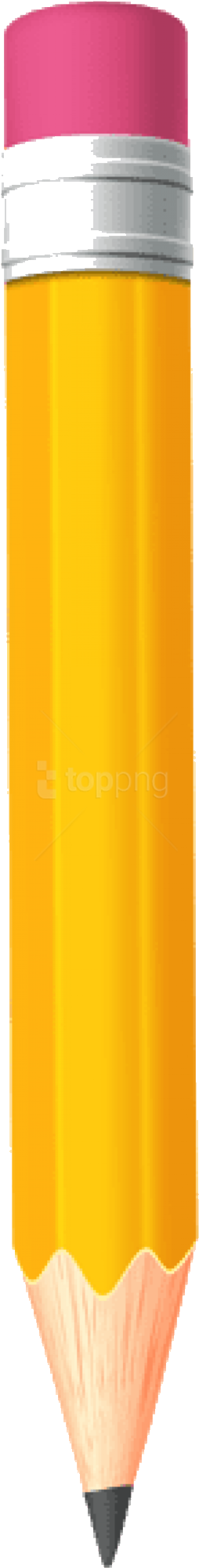 Yellow Pencil Clipart PNG