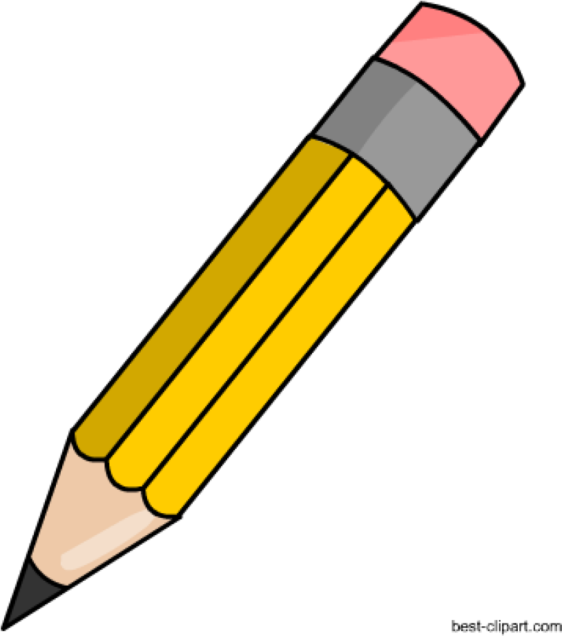 Yellow Pencil Clipart PNG