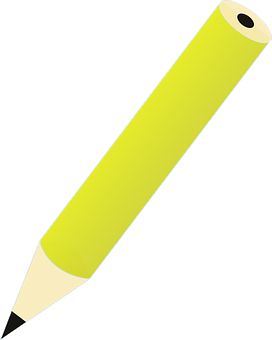 Yellow Pencil Graphic PNG