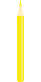 Yellow Pencil Graphic PNG