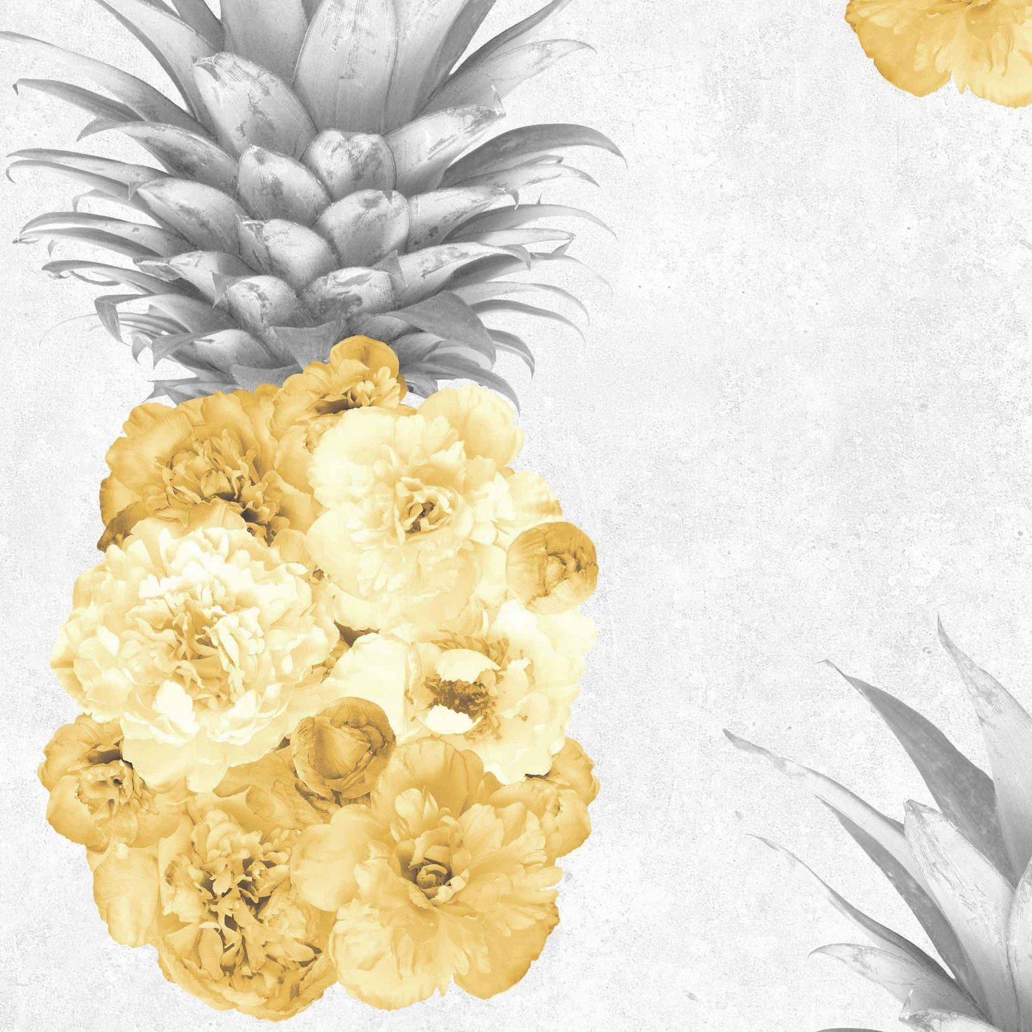 Feel the pineapple passion! Wallpaper