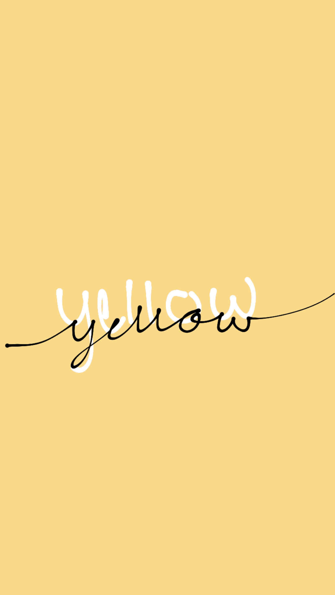 Brighten up your device with this cheerful yellow phone background