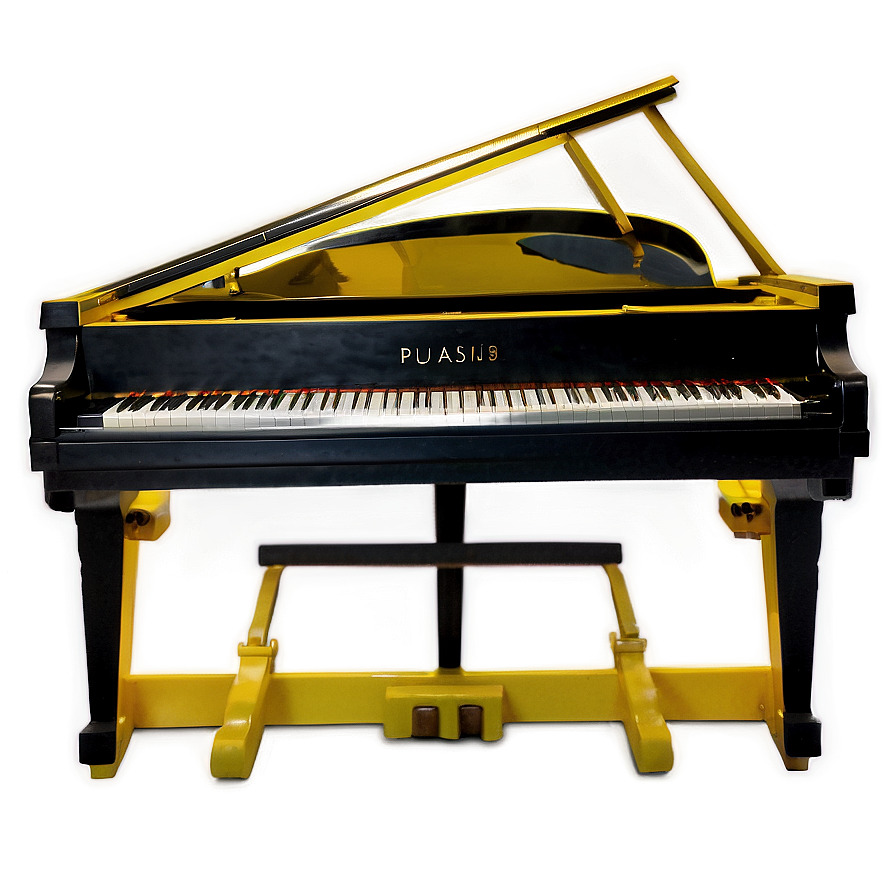 Yellow Piano Png Qwt PNG