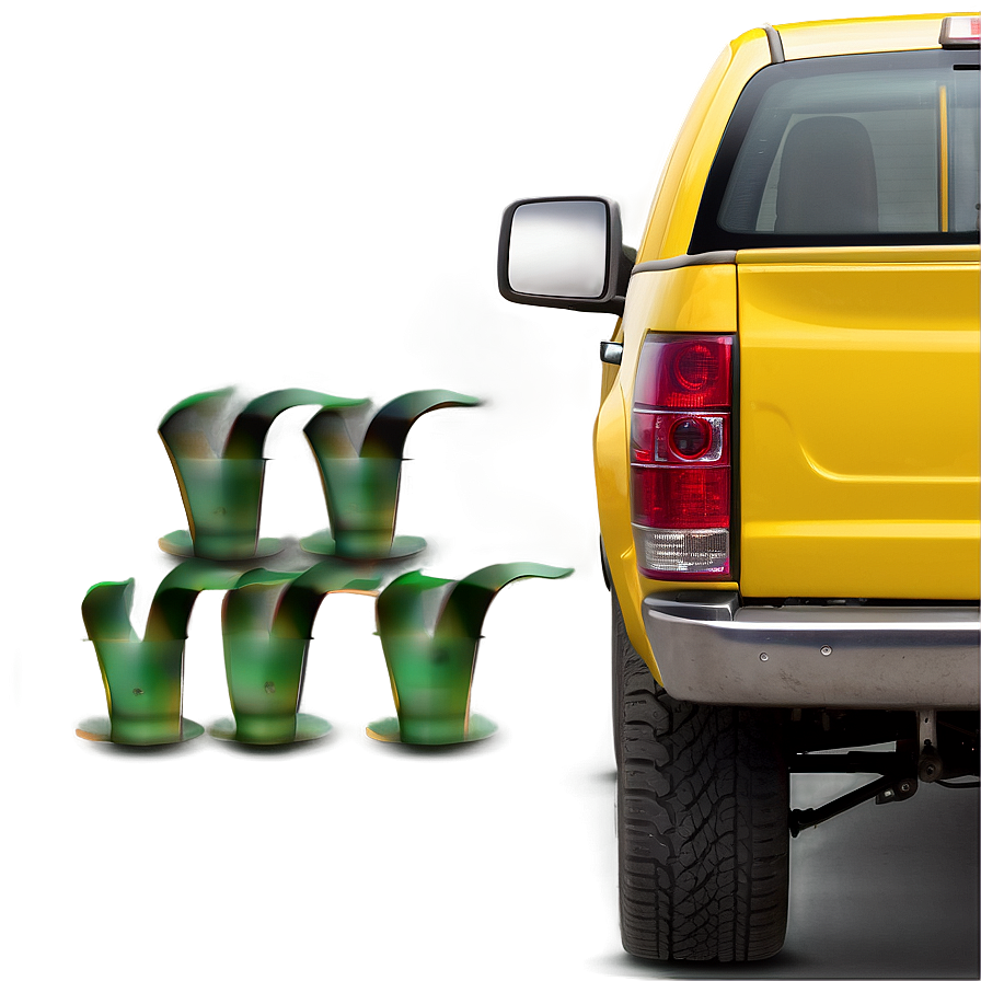 Yellow Pickup Truck Png 06252024 PNG