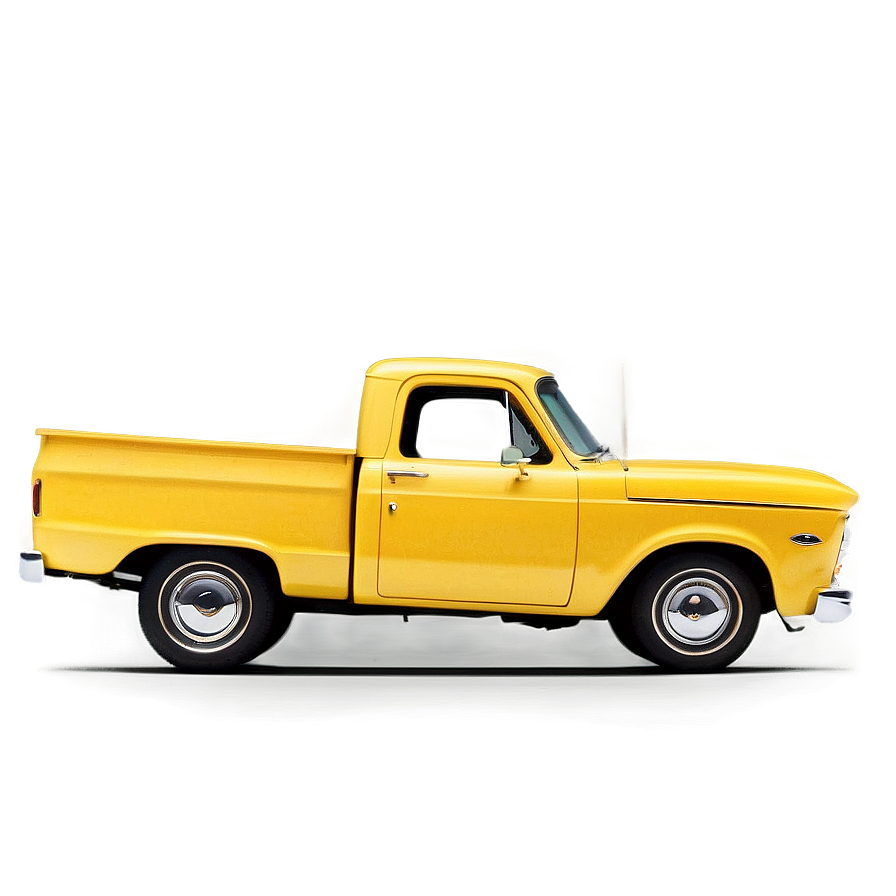 Yellow Pickup Truck Png Add PNG