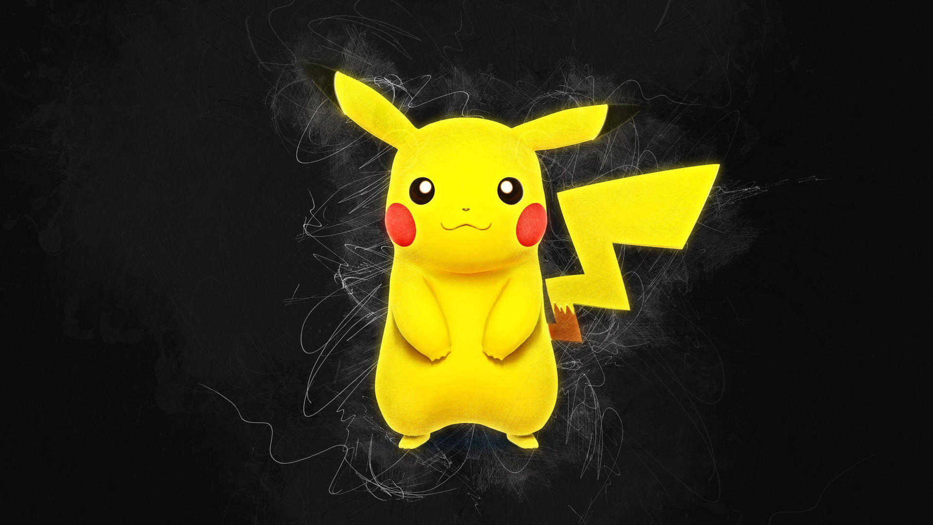 Yellow Pikachu Pokémon 4k