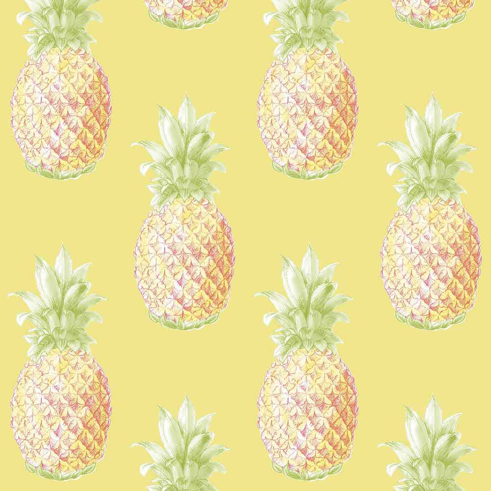 Delicious yellow pineapple, ready to eat Wallpaper