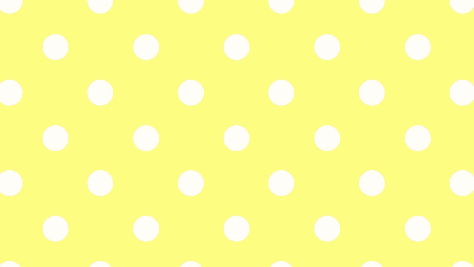 Beautiful Yellow Polka Dot Wallpaper Wallpaper
