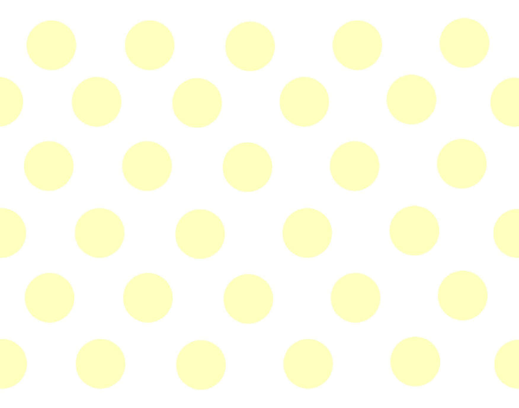 Hermosopapel Tapiz De Lunares Amarillos. Fondo de pantalla