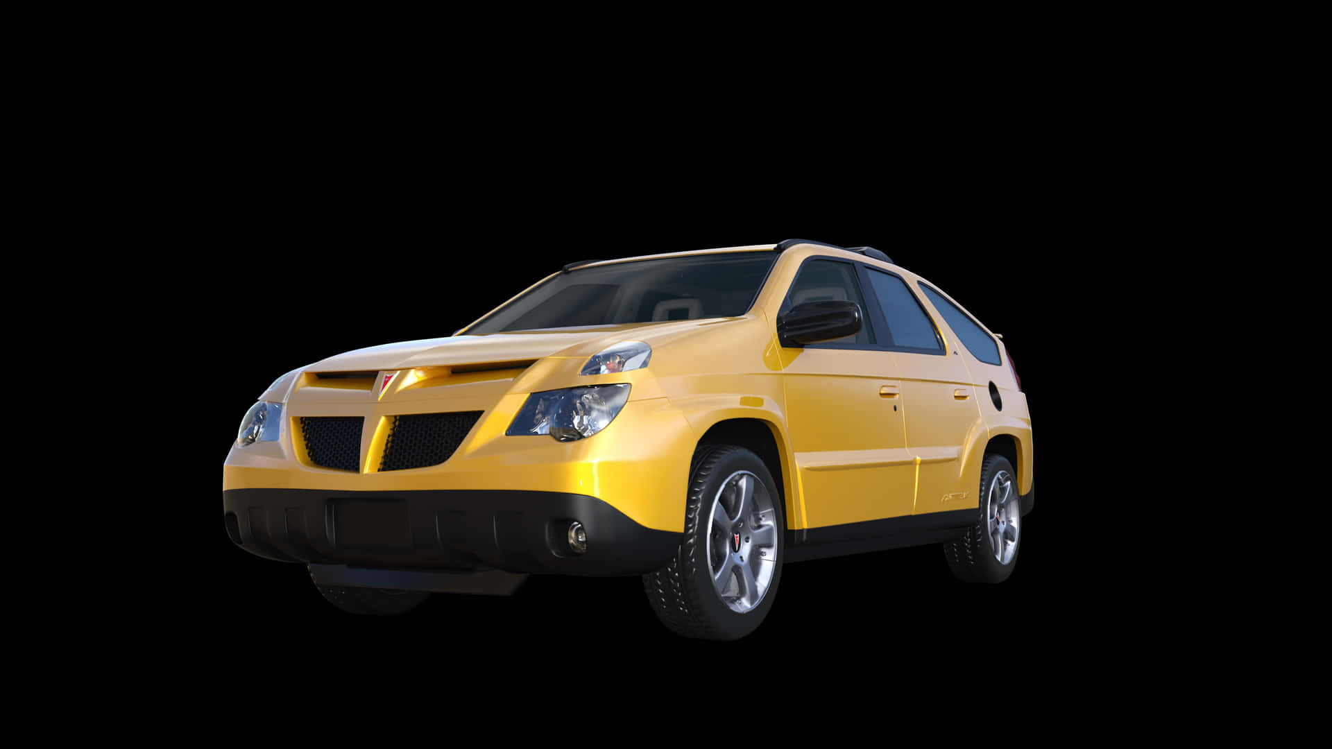 Pontiac Aztek Jaune Photo En Studio Fond d'écran